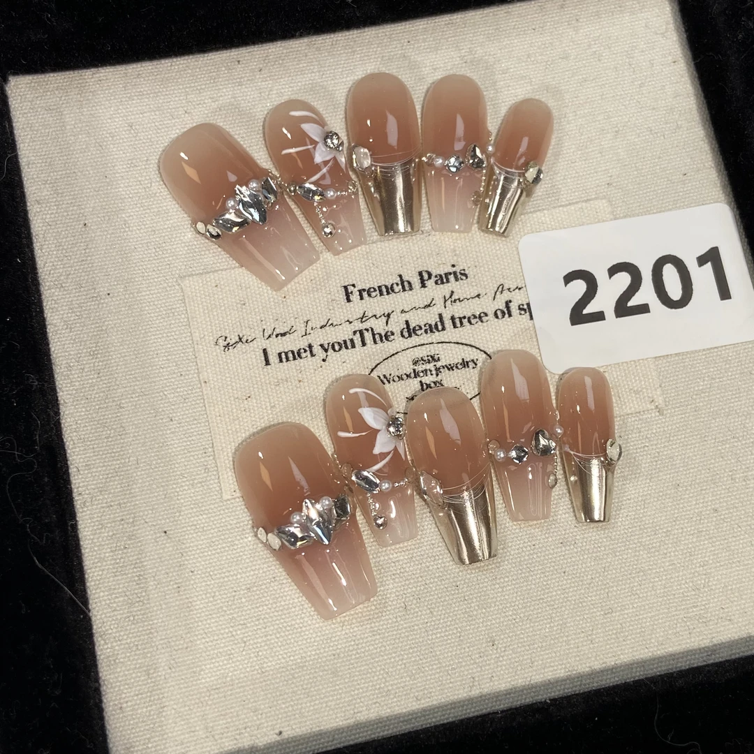 纯手工穿戴甲直播间下单有工具包2201