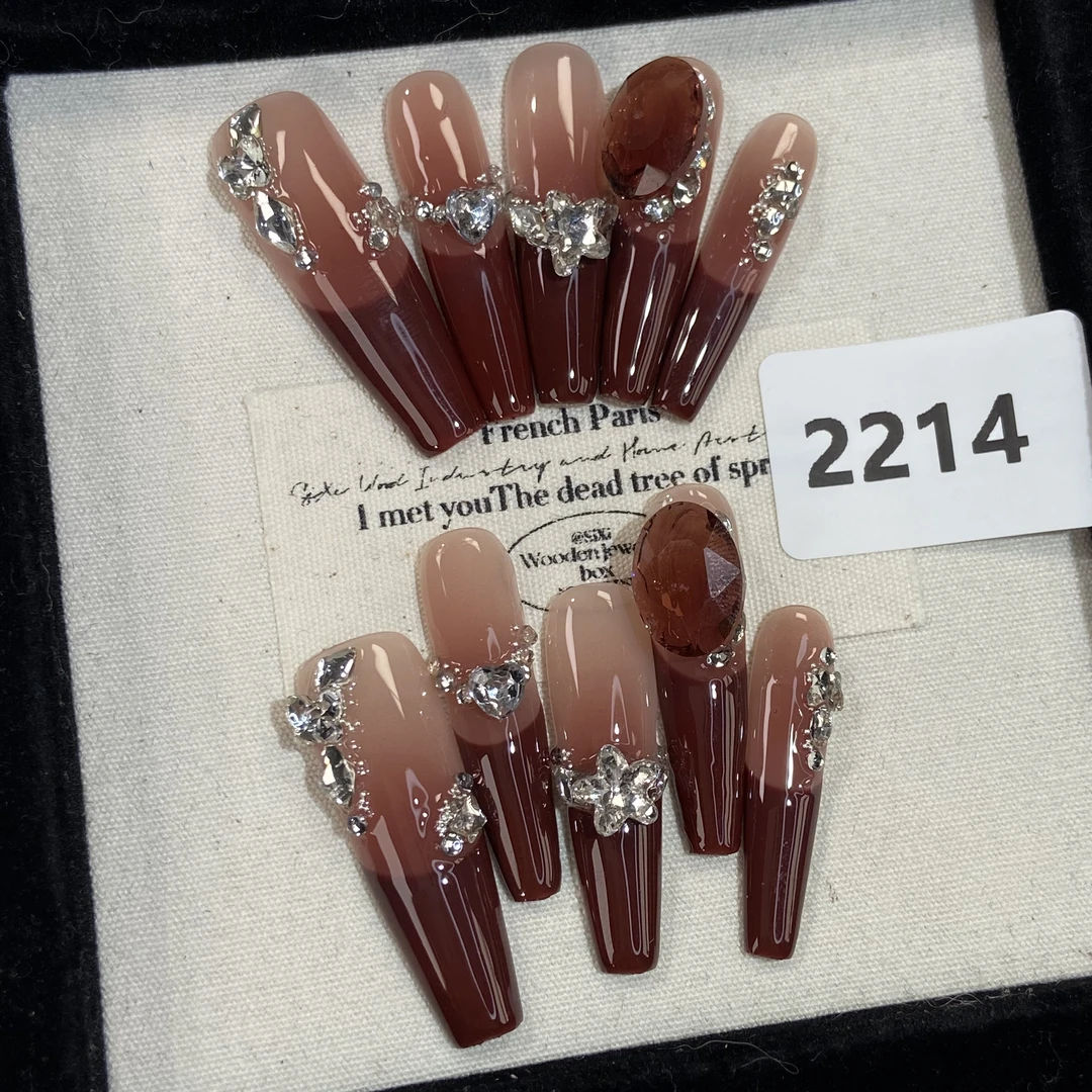 纯手工穿戴甲直播间下单有工具包2214