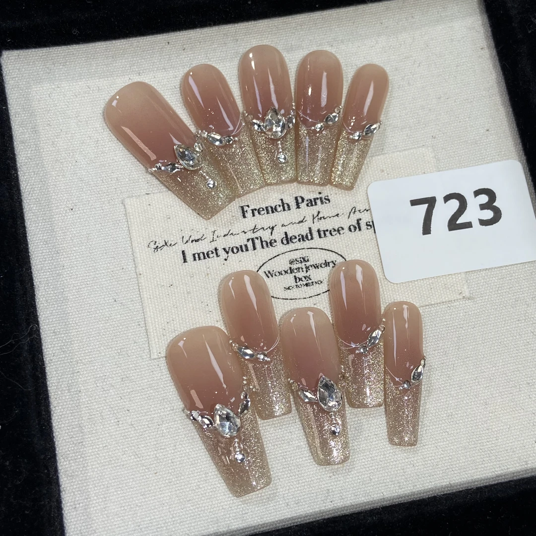 纯手工穿戴甲直播间下单有工具包723