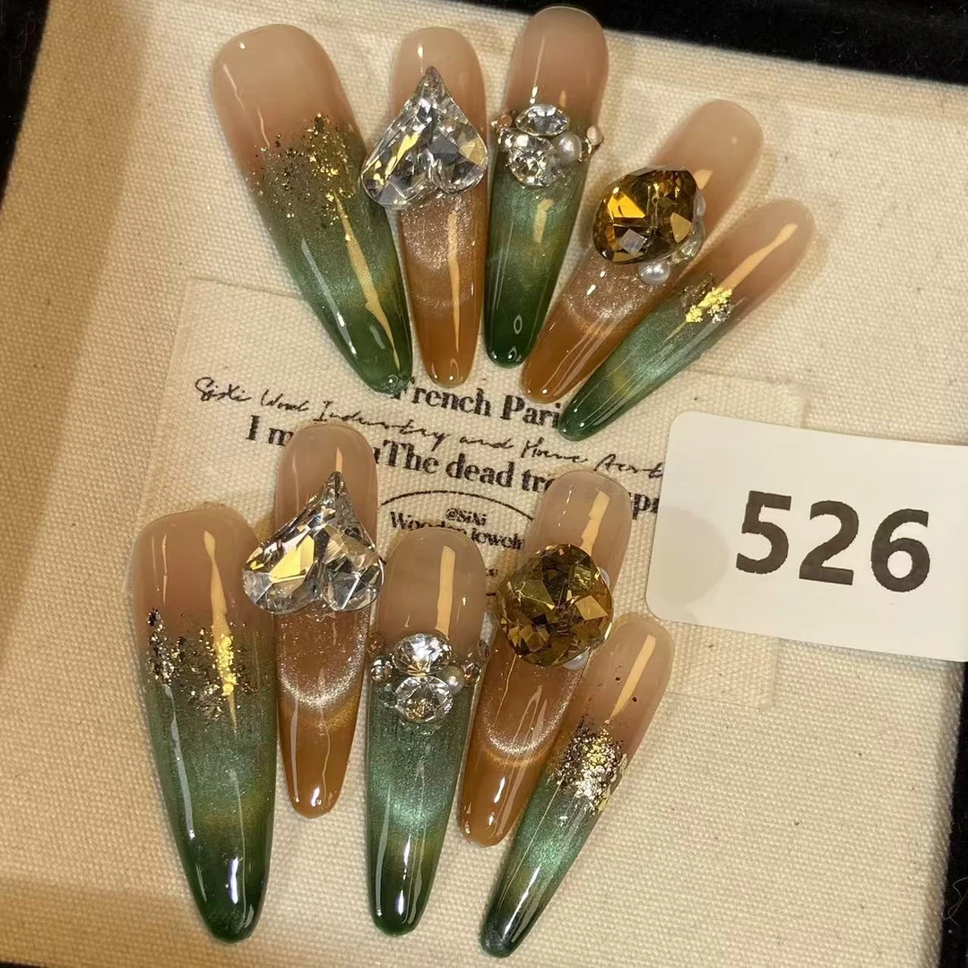 纯手工穿戴甲直播间下单有工具包526