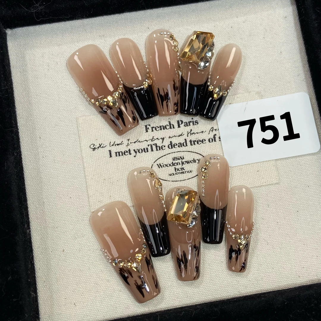 纯手工穿戴甲直播间下单有工具包751