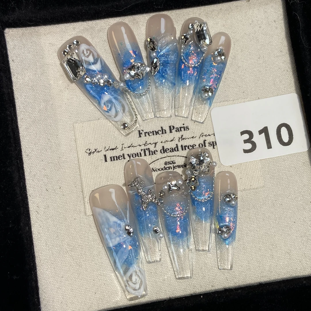 纯手工穿戴甲直播间下单有工具包310