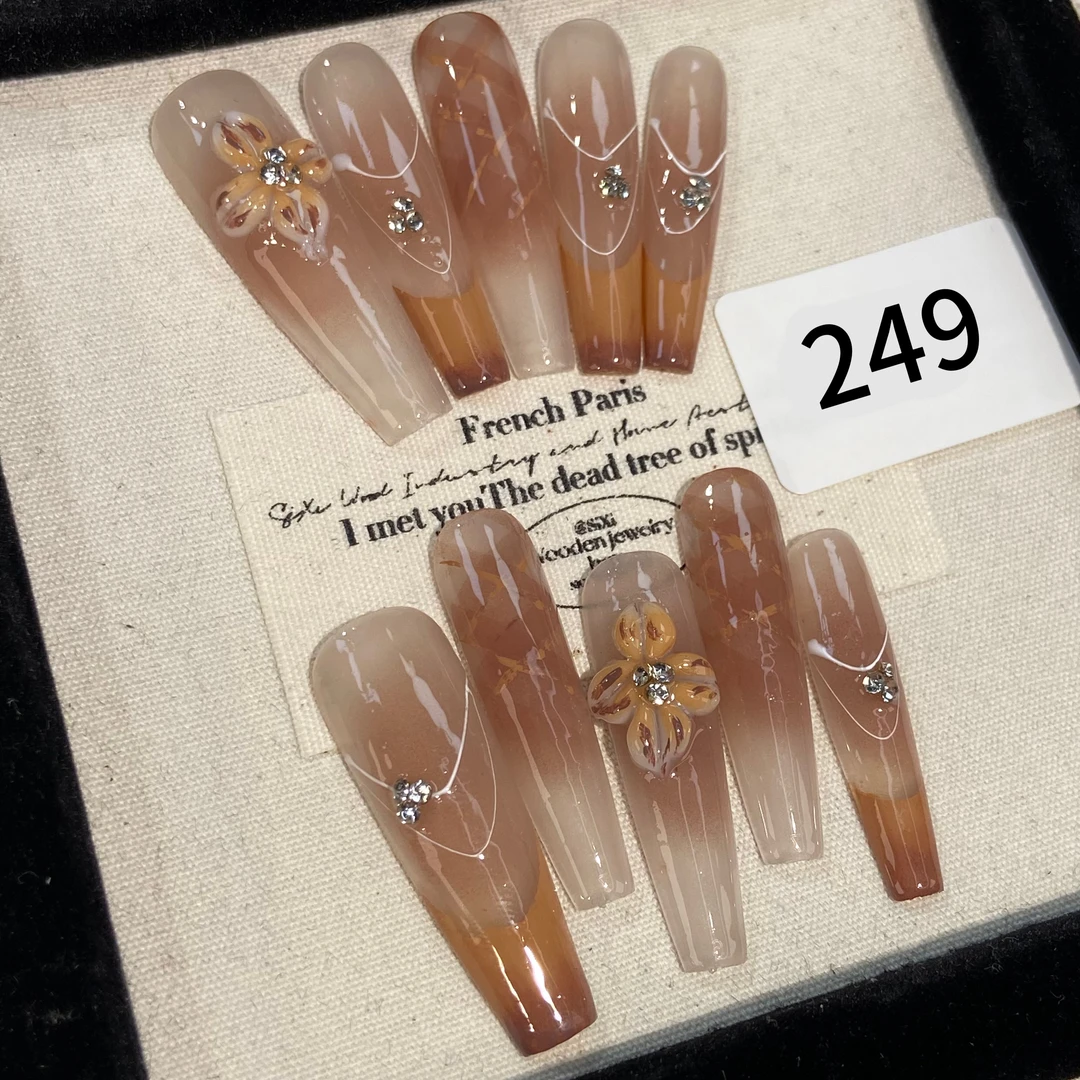 纯手工穿戴甲直播间下单有工具包249