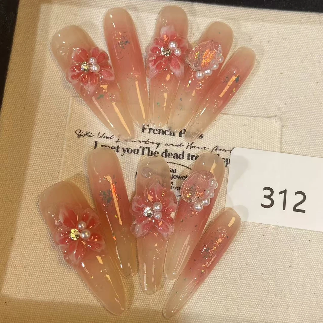 纯手工穿戴甲直播间下单有工具包312