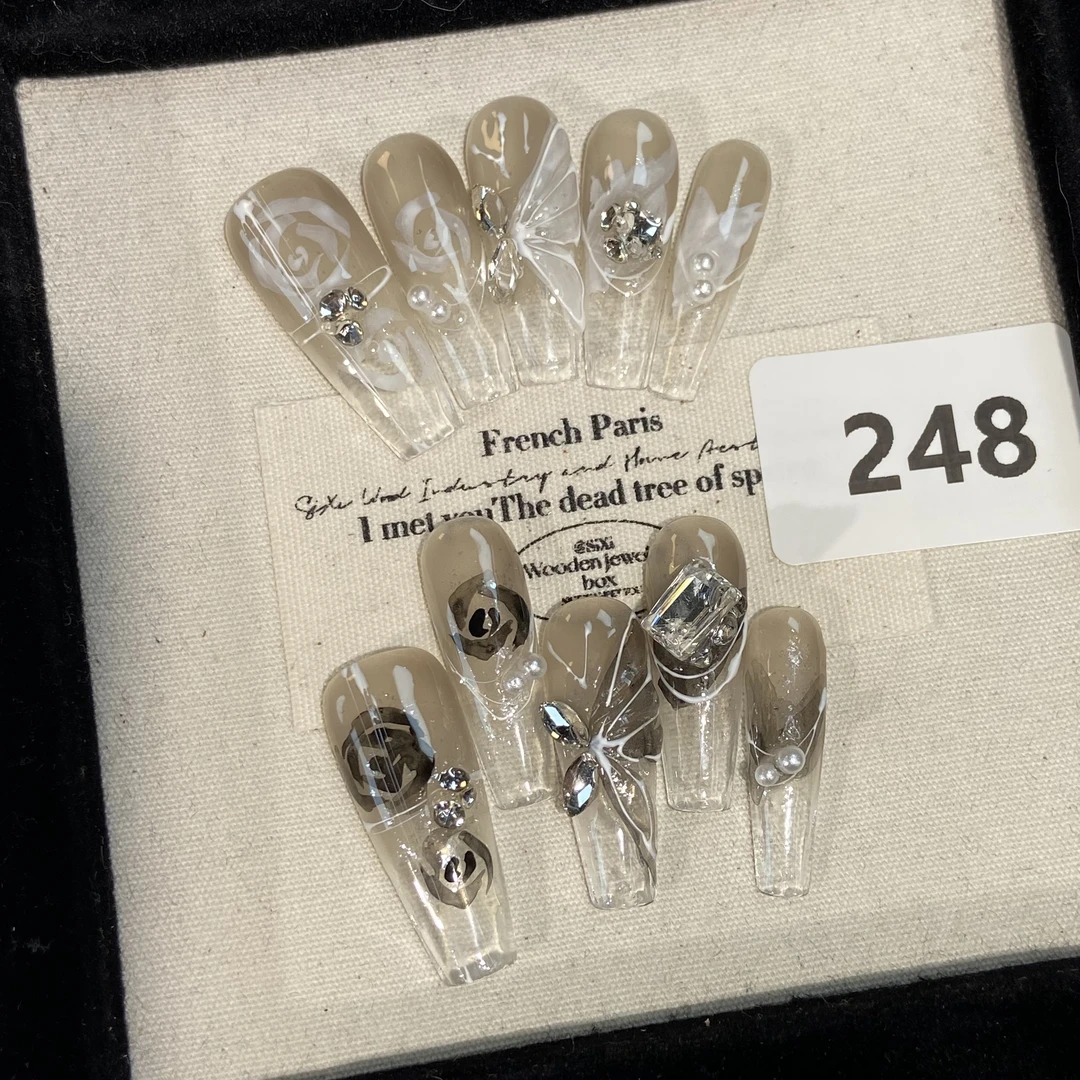 纯手工穿戴甲直播间下单有工具包248