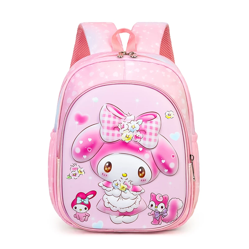 美乐蒂2-3-4岁幼儿园男童奥特曼书包小中班女孩可爱卡通轻便背包1