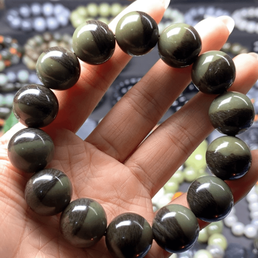 【闪购商品】和田玉手链未镶嵌老**叔