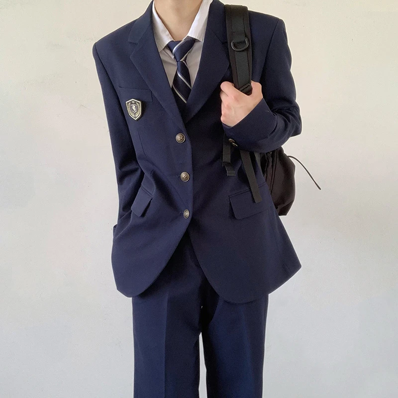 木村叔dk日系制服西装男学生春秋季学院风校供感西服女学生外套装
