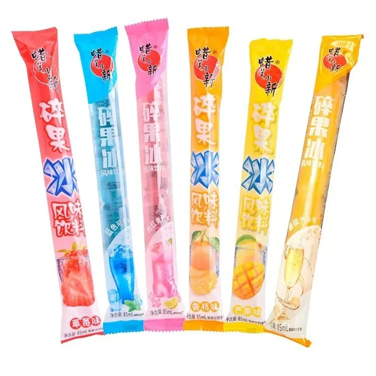 蜡笔小新棒棒冰碎冰冰碎果冰儿时夏天冷饮夏季消暑零食85ml4根