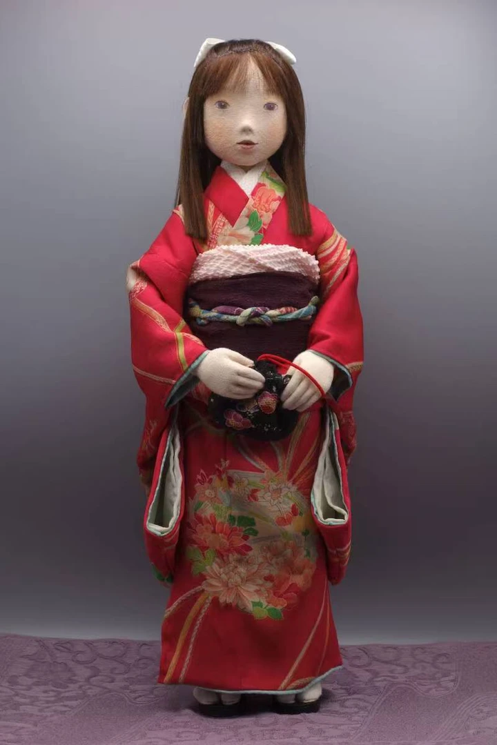 日本人形创作师作品48厘米