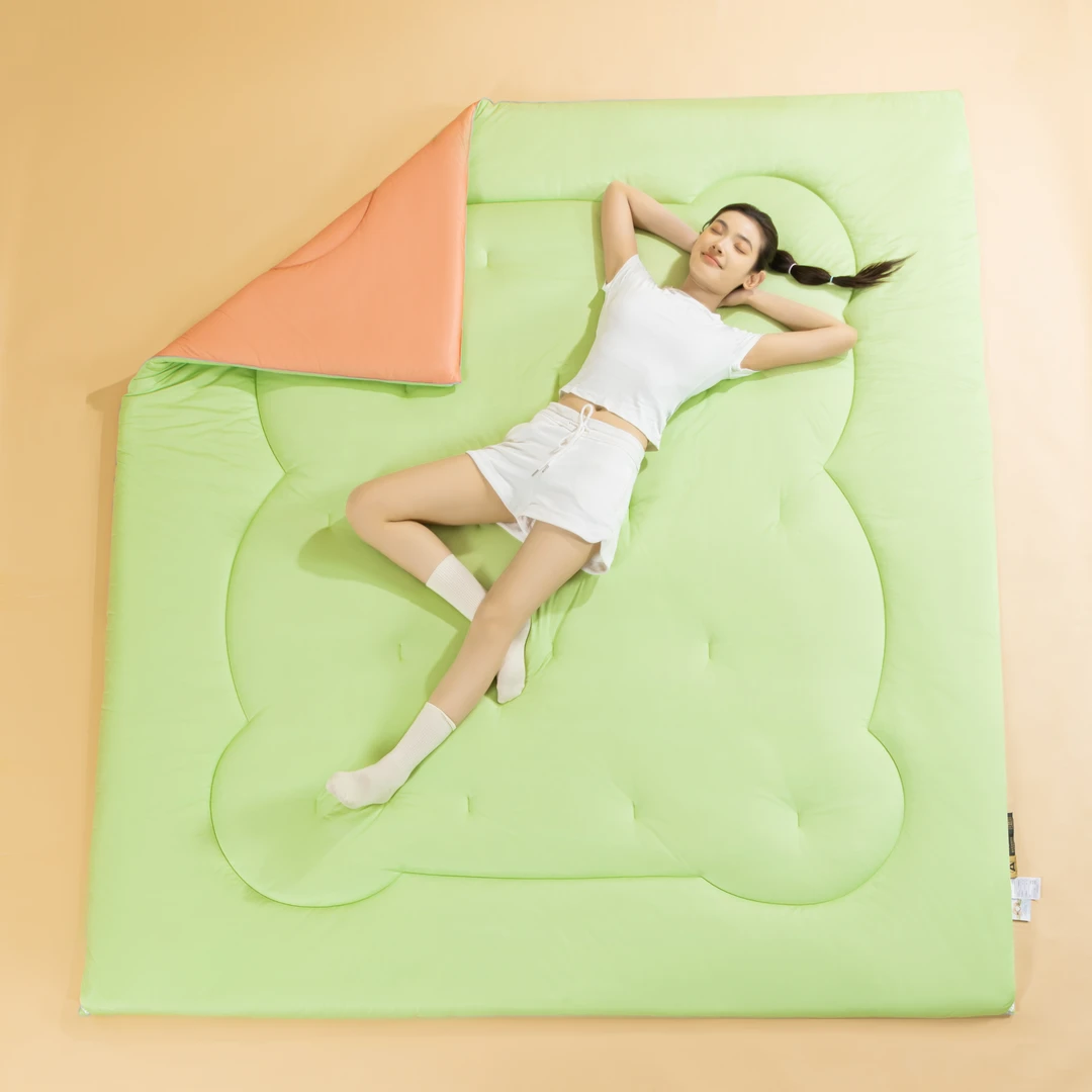 【主播专享】A类针织棉饼干被柔糯嫩选亲肤透气