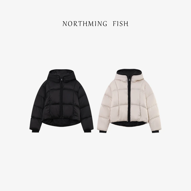 NORTHMING FISH「摩纳哥」新国标90白鸭绒 三防高密锁温撞色羽绒服