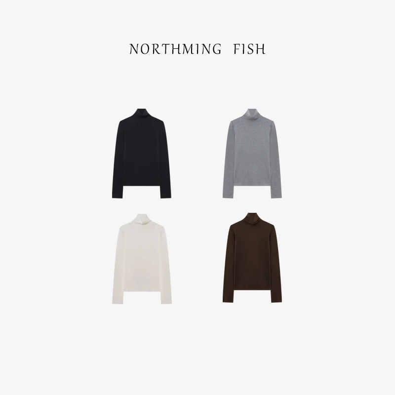 NORTHMING FISH「珍珠羊绒」保暖自发热 秋冬basic润肤高领打底衫