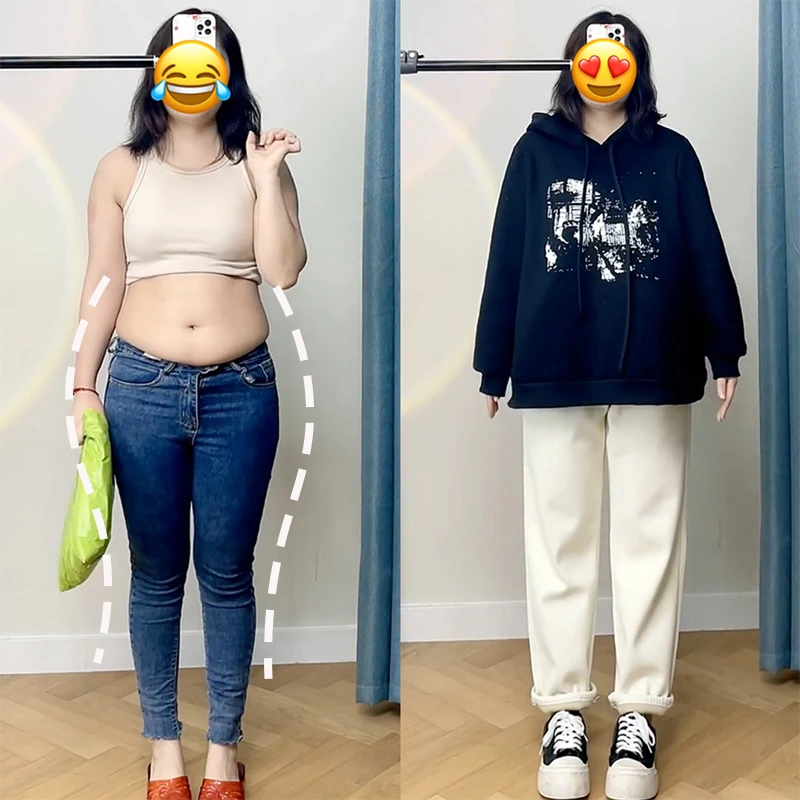 大码胖mm2024秋季新款牛仔裤女百搭高腰韩版显瘦宽松直筒裤子