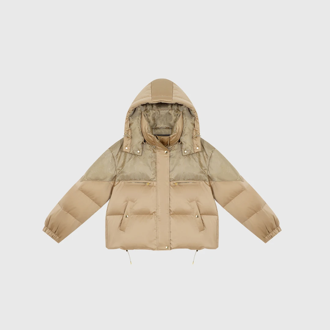 【香槟酒】早冬款轻奢小众高级感外套女装保暖羽绒服0197