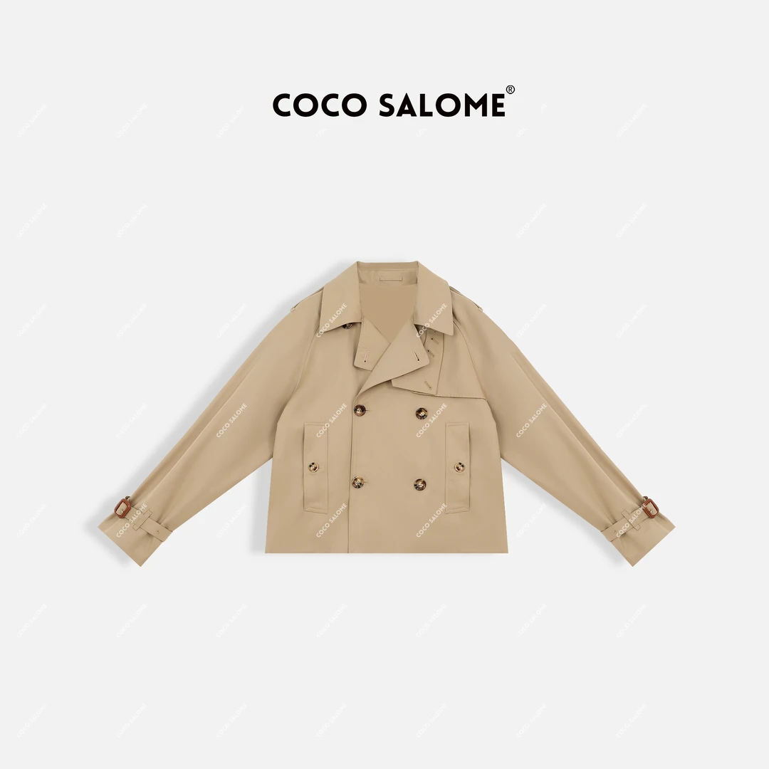 COCOSALOME⒁【绿野仙棕】潮牌街头时尚富家千金休闲服外套065N