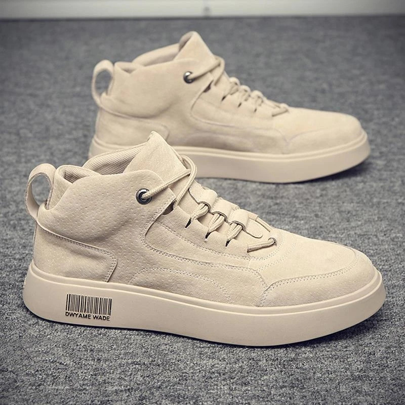 马丁靴男款冬季加绒保暖高帮棉鞋短靴英伦风中帮男士工装靴子真皮