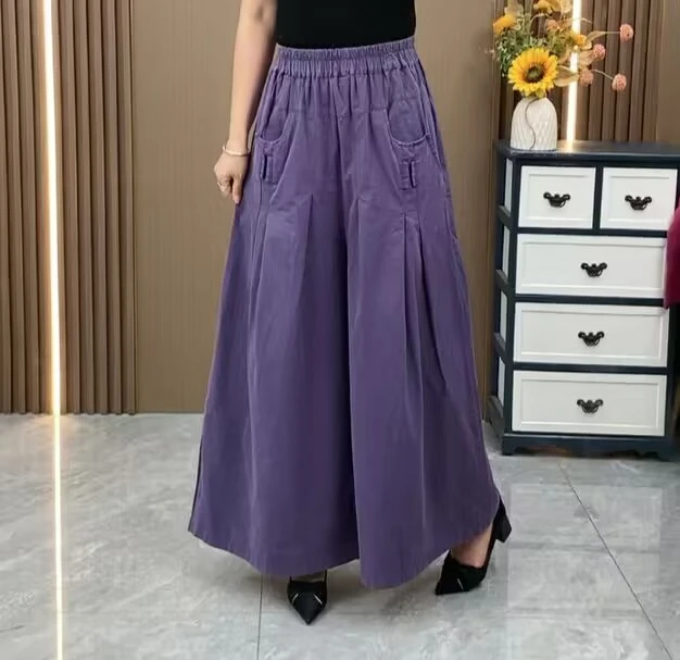 希木 >秋款上新气质休闲休闲百搭女士宽松高腰厚款长款休闲裤阔腿