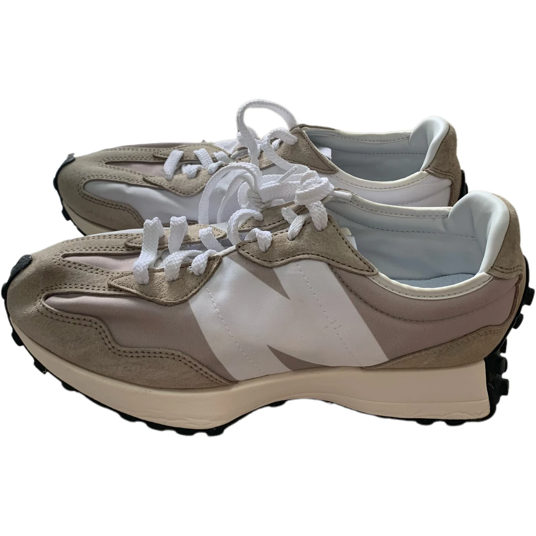 9新 New Balance NB 327 复古美感舒适运动 43码内长275 棕灰白