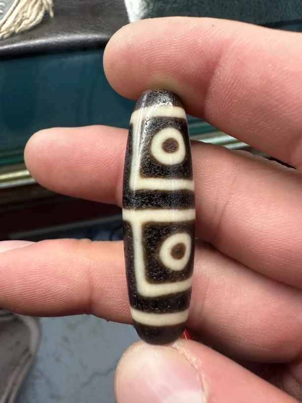 【德勒古珠】上肯地门四眼项链