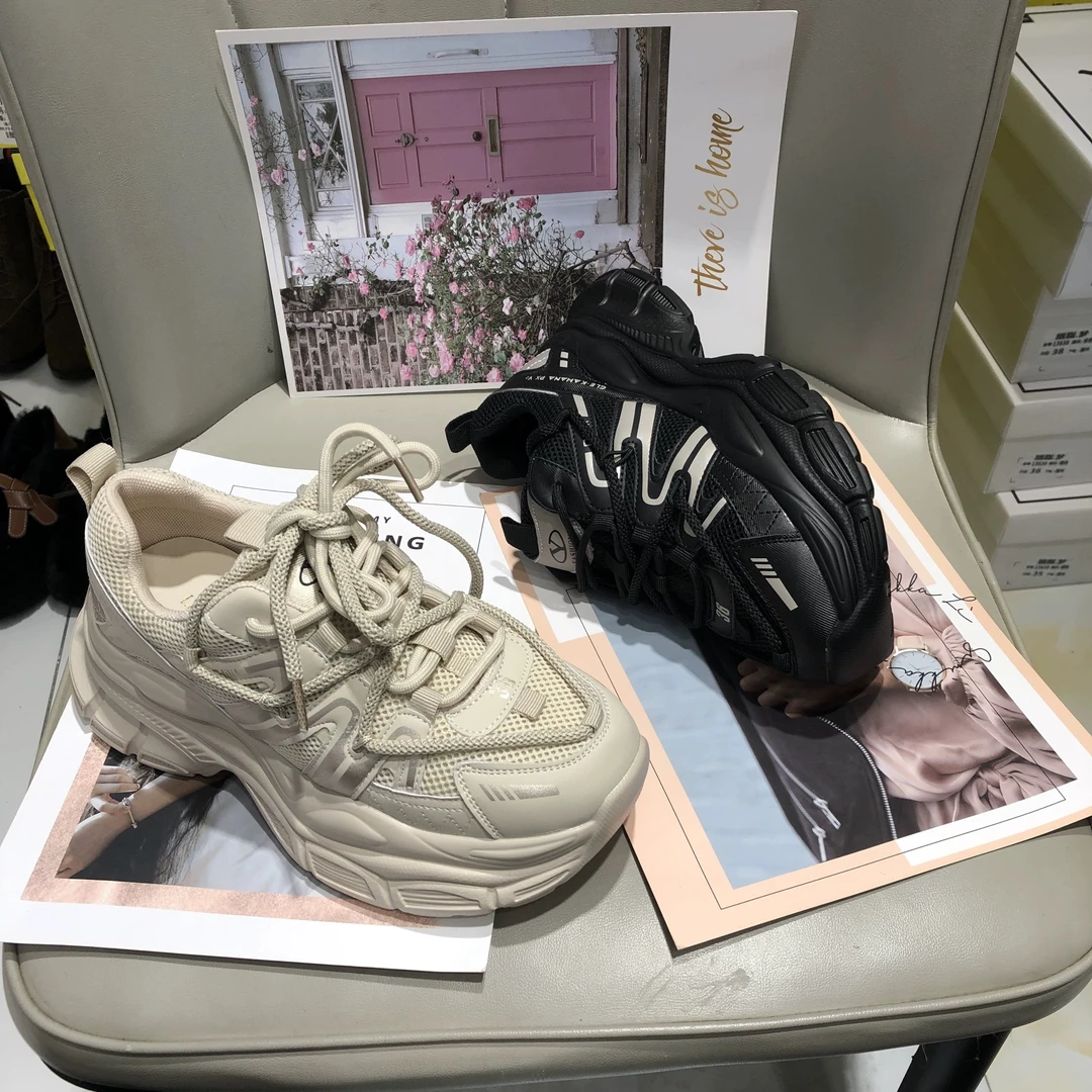 老爹鞋女轻薄休闲百搭显瘦增高运动鞋ins