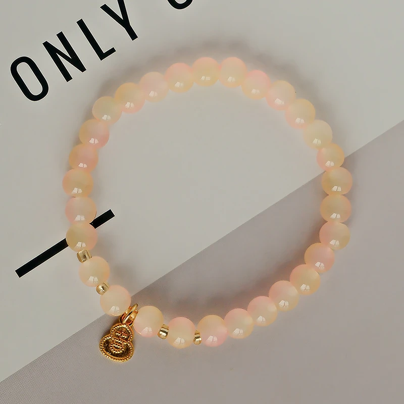 非金属玻璃手链 新款温柔风百搭新款手链 多样性发一 -Y0290