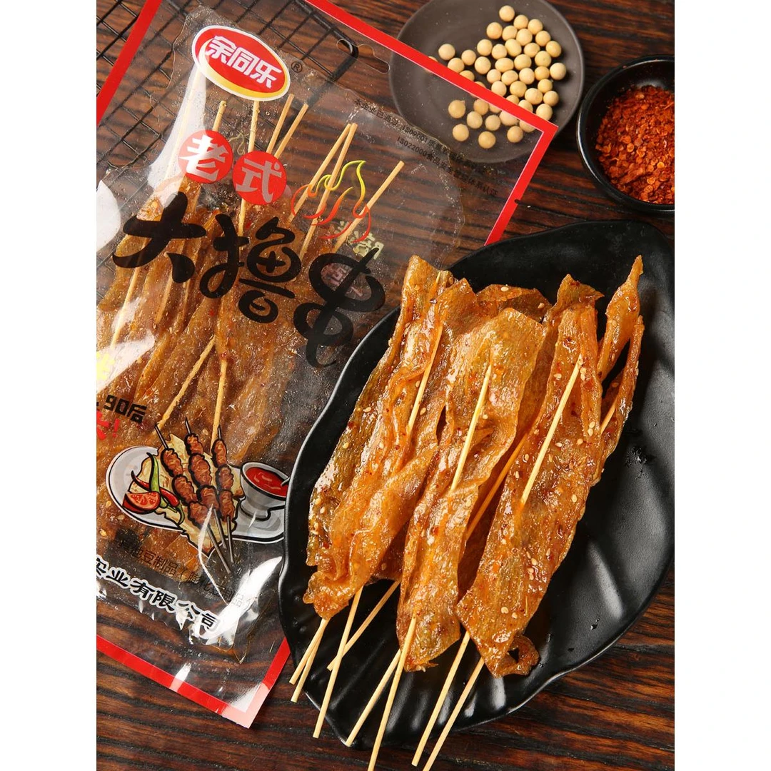 同乐老式大辣串大撸串辣条甜辣味素食豆制品怀旧童年零食小吃0g笋
