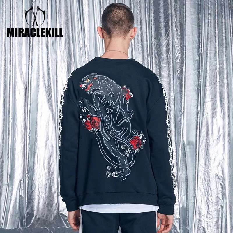 MIRACLE KILL印花卫衣宽松休闲潮牌男女款