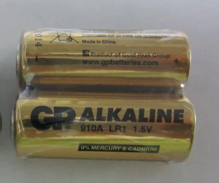 2节 G超 LR1 N GP910A 910A UM5 8号碱性电池 金装 E90