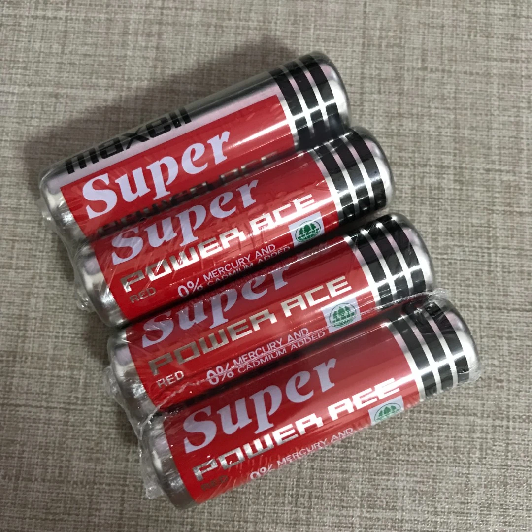 4节 MAX 红色5号碳性 R6P(AR) AA 1.5V SUM-3 super aceRED包邮