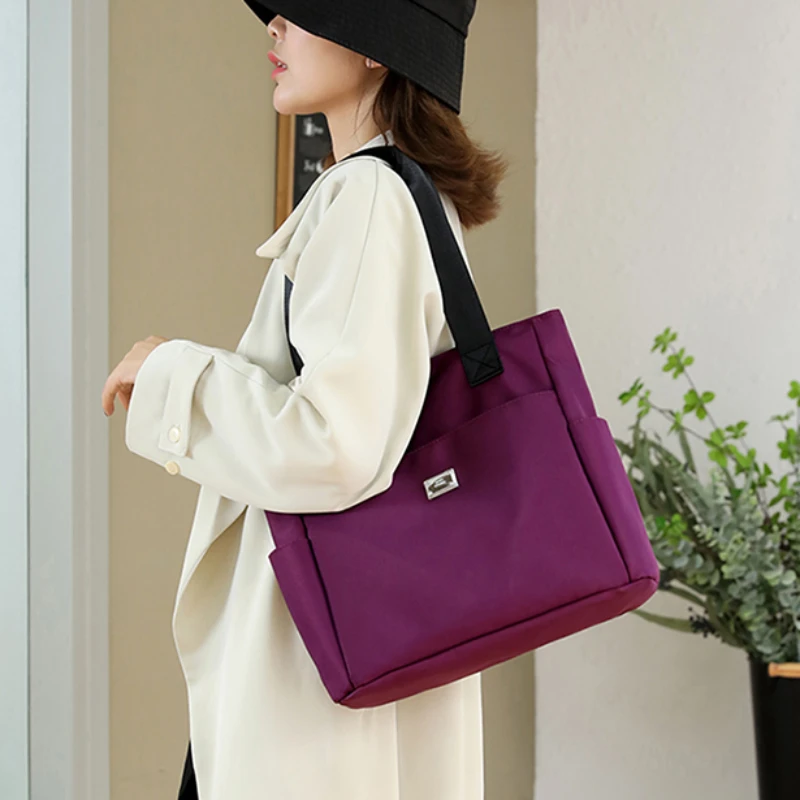 【工厂直销】新款女士大容量多隔层多功能通勤女包托特包