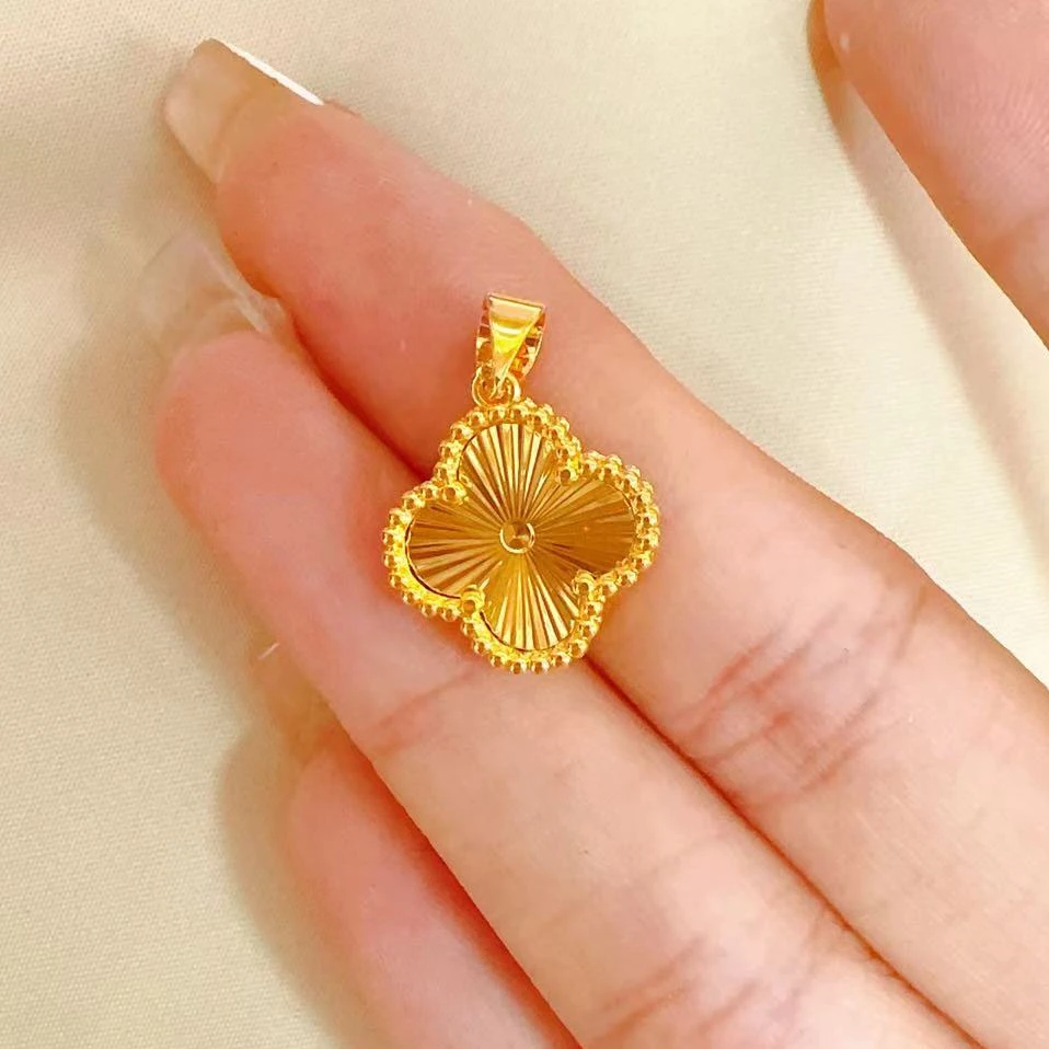 合金吊坠 花花吊坠 百搭简约