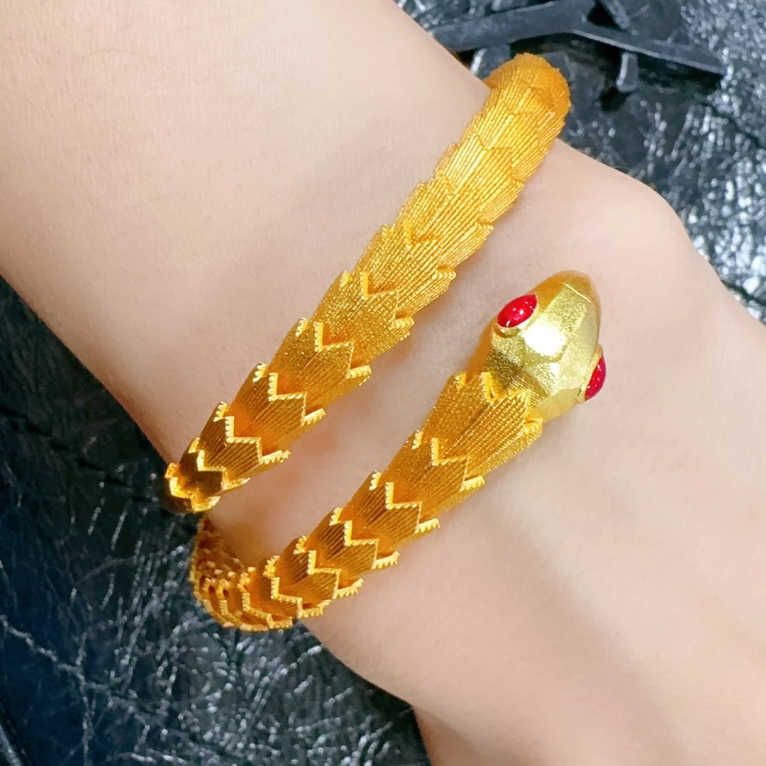 合金手镯 5G工艺弹力灵蛇镯