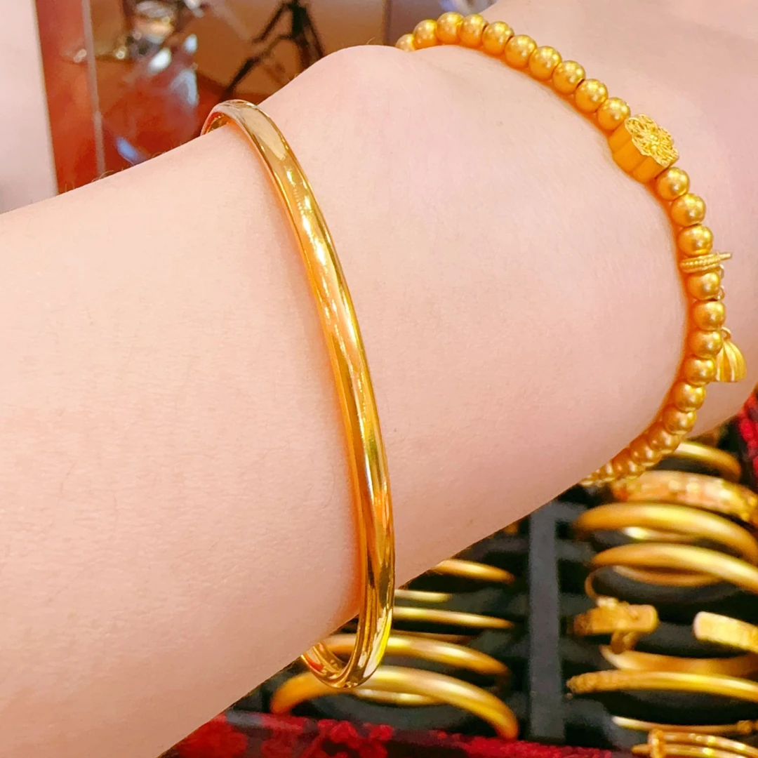 铜合金手镯 光面素圈 手镯