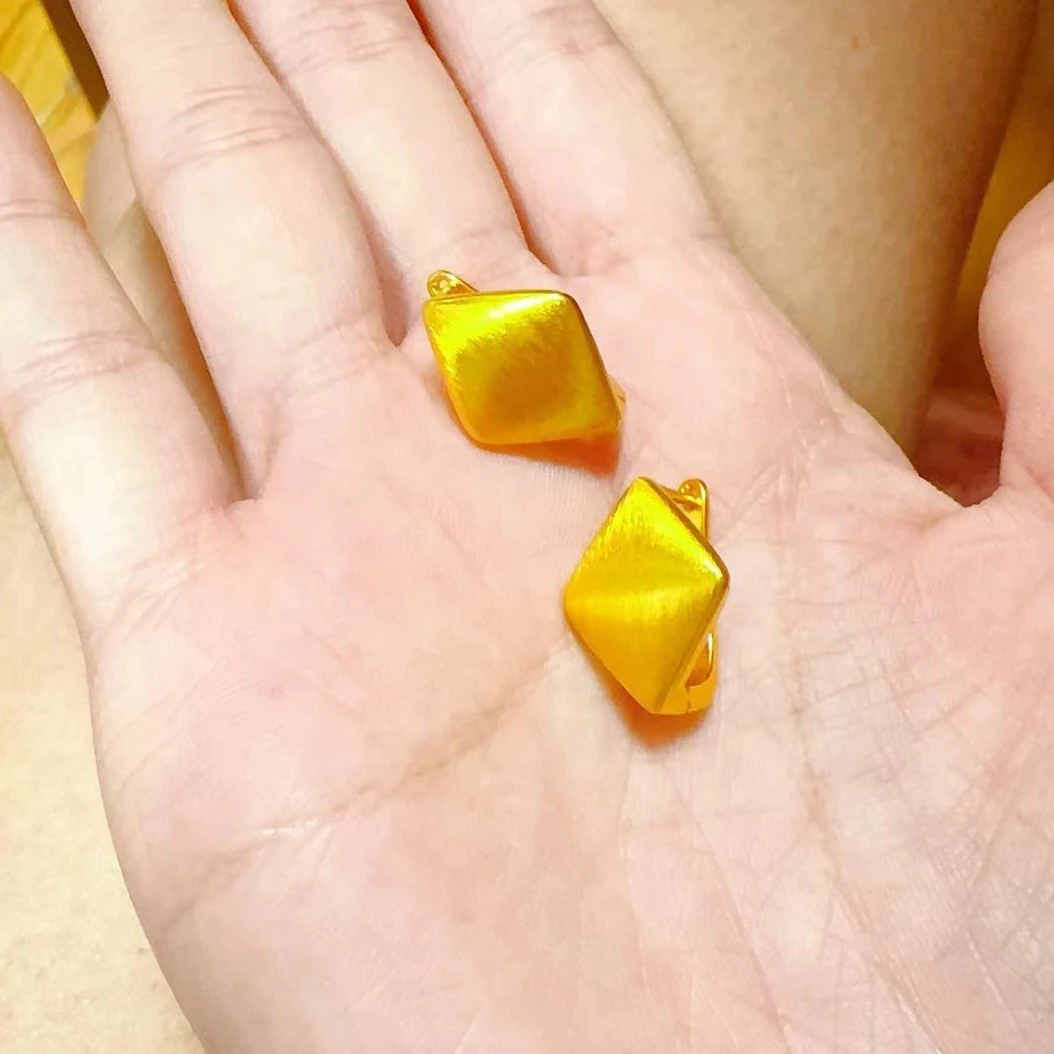 铜合金耳饰 复古流金岁月耳扣