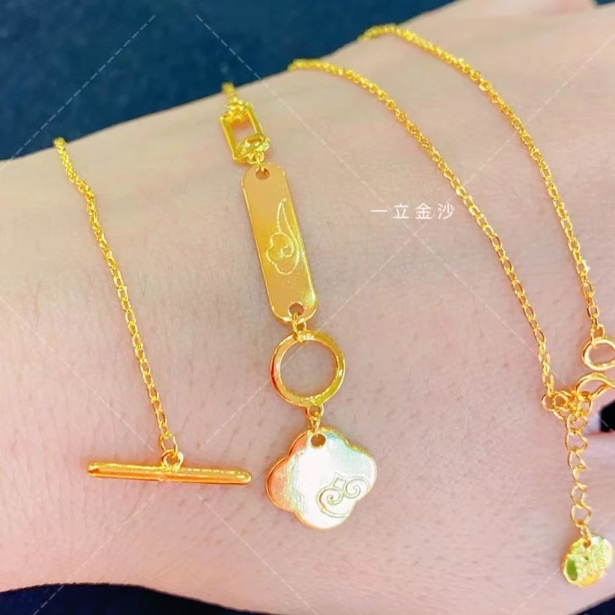 合金项链 祥云OT风套链