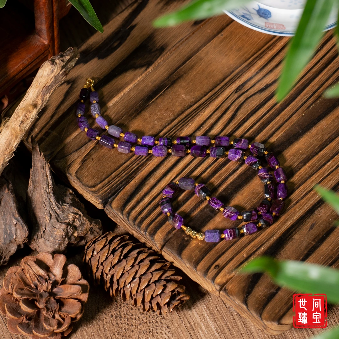 苏苏丨18K金丝绒舒俱来切面项链/长45cm/多样性发/P3843/0