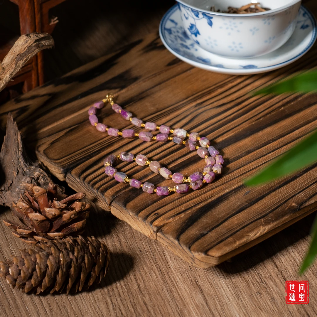 世间臻宝-初漫丨18K金樱花舒俱来锁骨链/长40cm/多样性发/P3314/0