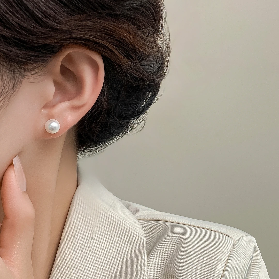 足银耳饰 银针暖光小众轻奢百搭强光高级简约经典气质复古超仙