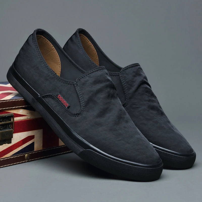 baoda/宝达老北京布鞋春夏百搭男士透气一脚蹬板鞋休闲男鞋#042