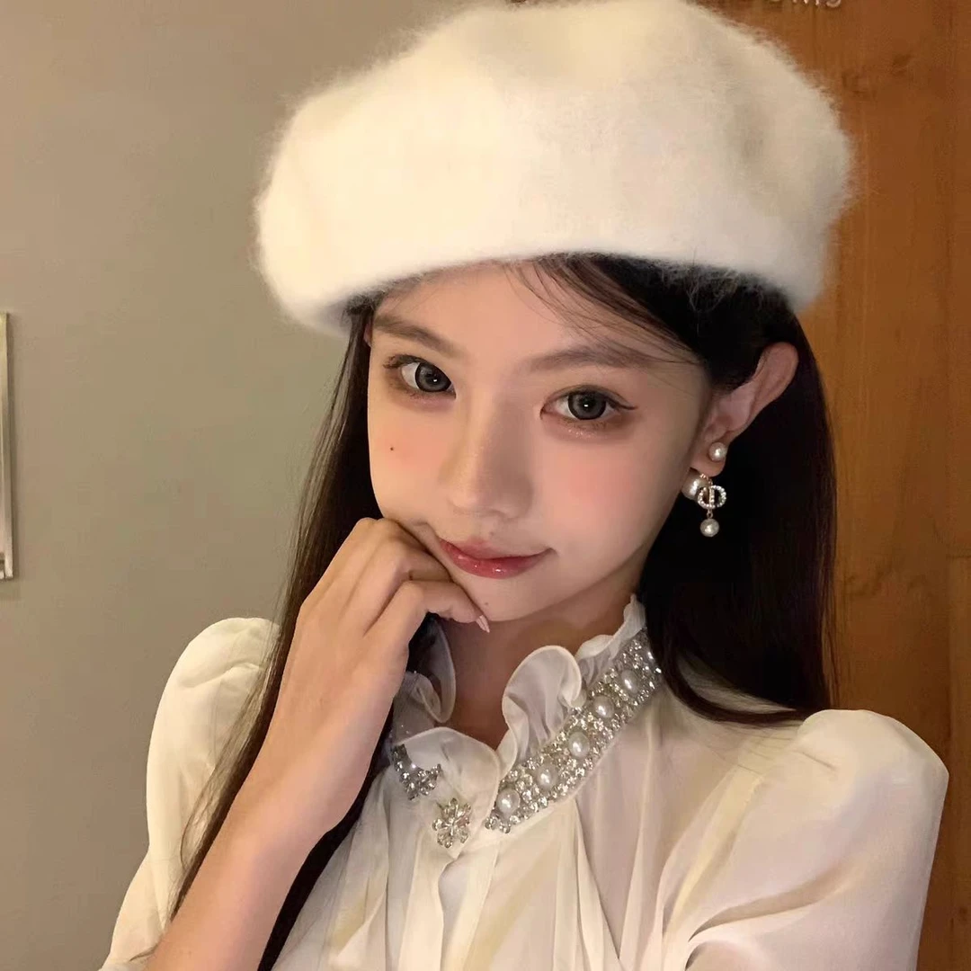 钛钢仿珍珠耳饰 【蜜桃茶】美貌出圈 字母CD耳环女气质耳饰少女X