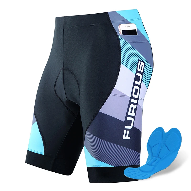骑行裤男夏季自行车硅胶坐垫骑行裤速干透气公路车山地骑行五分裤