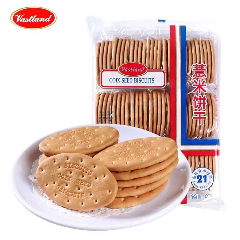 香港大地薏米饼干五谷杂粮饱腹代餐休闲零食420g儿时怀旧饼干