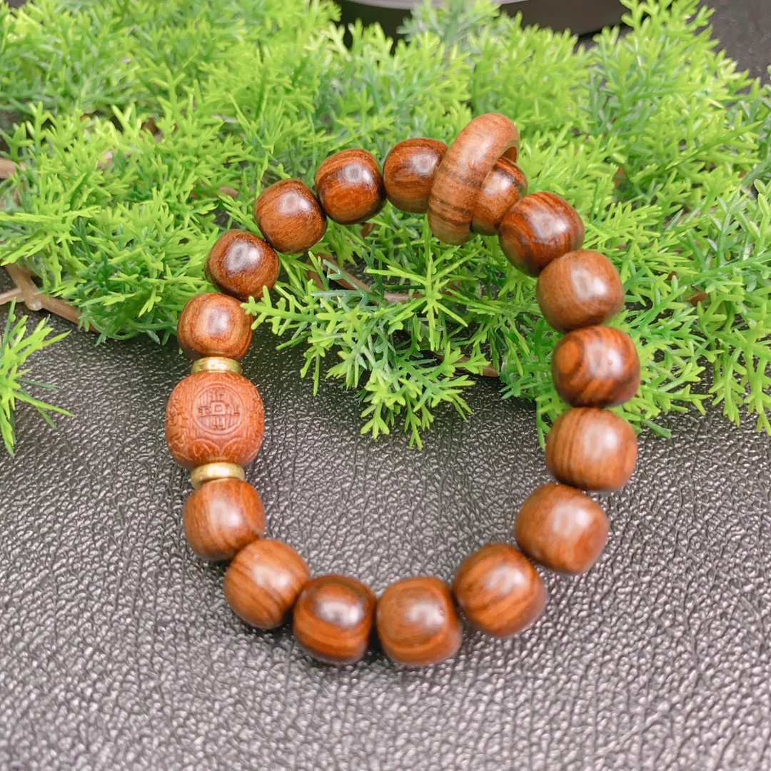HX2102（青芒珠宝）精品黄花梨手串-多样性发货