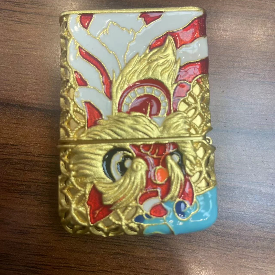 zippo打火机005348 夜光版鸿运当头限量编号（带证书）005348