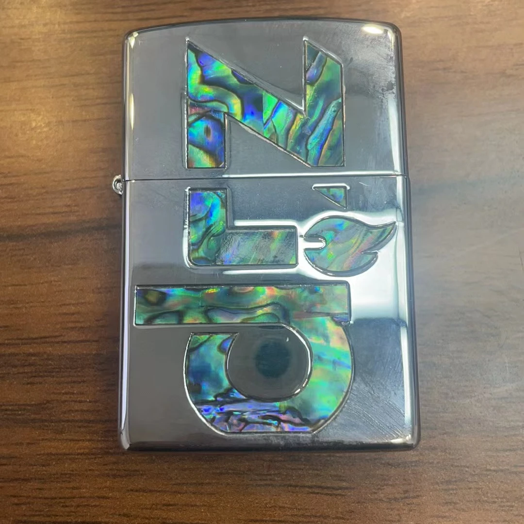 zippo打火机彩贝镜面大标 002141