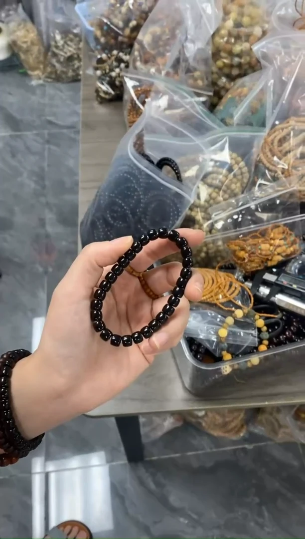 【闪购商品】椰蒂手串黑金椰蒂直切7MM
