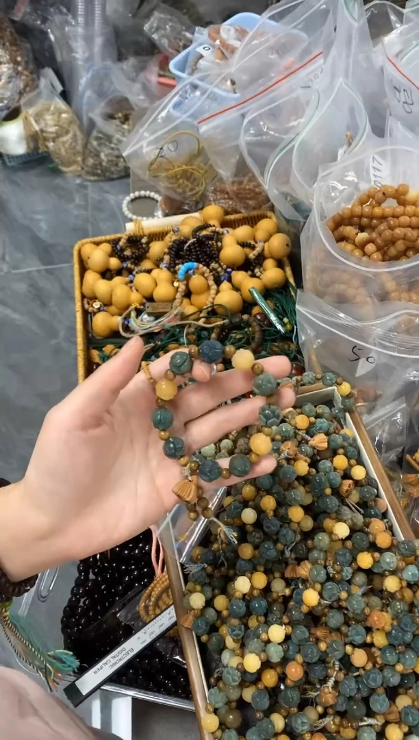 【闪购商品】菩提根/象牙果手串青提多宝莲花[多样发]