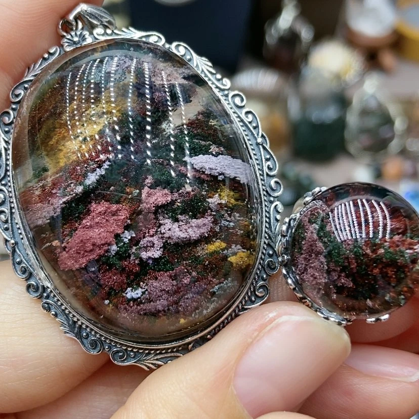 【闪购商品】水晶项链银S925镶嵌邹****颖