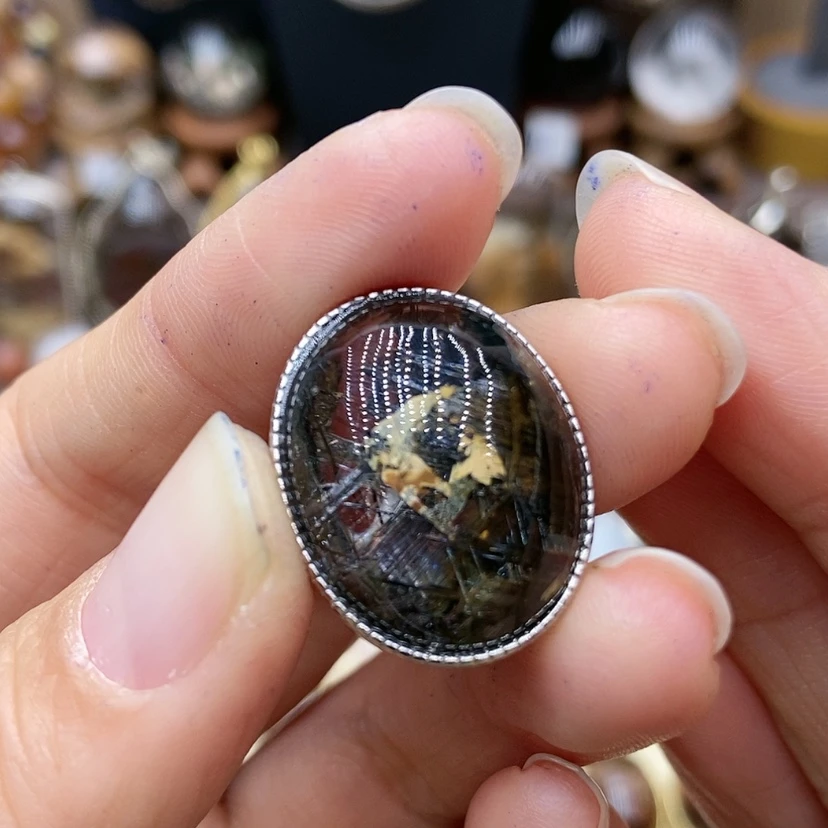 【闪购商品】水晶项链银S925镶嵌麽*女